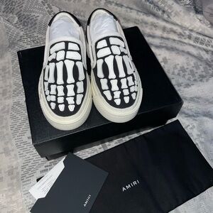 AMIRI kids bone in slip in shoes